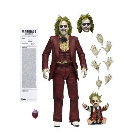Beetlejuice Beetlejuice - 7" Scale Action Figure - Ultimate "Red Tuxedo" Beetlejuice-NE57305-01