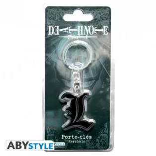 DEATH NOTE - Keychain "L - Symbol"-ABYKEY024