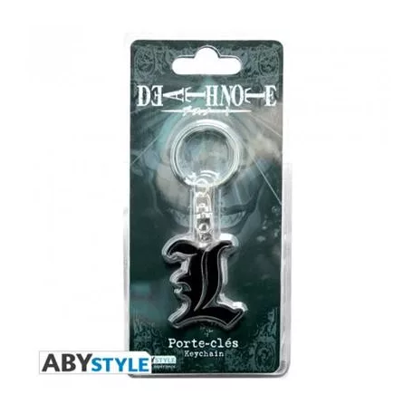 DEATH NOTE - Keychain "L - Symbol"-ABYKEY024