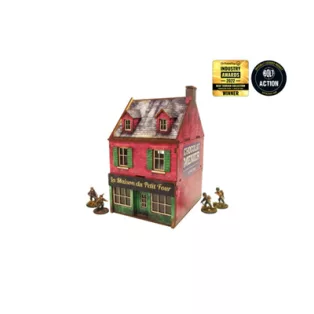 WW2 Normandy Cafe Prepainted [28mm/1:56]-H00123