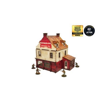 WW2 Normandy Restaurant Prepainted [28mm/1:56]-H00124