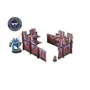 Imperial WTC Walls Low (2) Prepainted-H00185