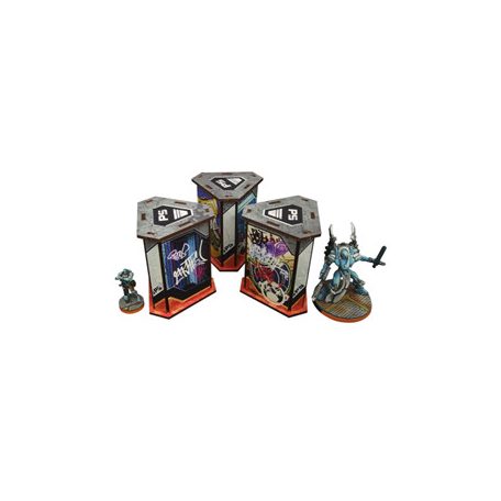 Precinct Sigma Newsstands (3) Prepainted (grey)-H00144