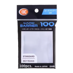 KMC Standard Sleeves - Card Barrier 100 (100 Sleeves)-