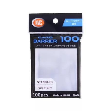 KMC Standard Sleeves - Card Barrier 100 (100 Sleeves)-