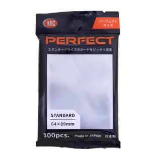 KMC Standard Sleeves - Perfect Size (100 Sleeves)-