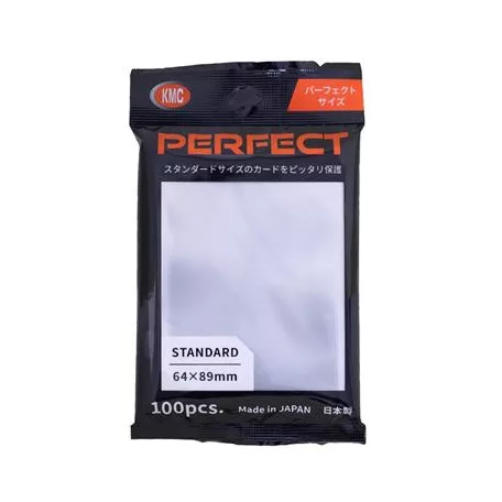 KMC Standard Sleeves - Perfect Size (100 Sleeves)-