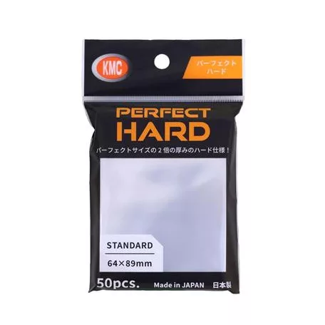KMC Standard Sleeves - Perfect Hard (50 Sleeves)-