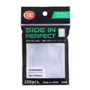 KMC Standard Sleeves - Side in Perfect (100 Sleeves)-