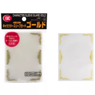 KMC Standard Sleeves - Character Sleeve Guard Gold (60 Sleeves)-