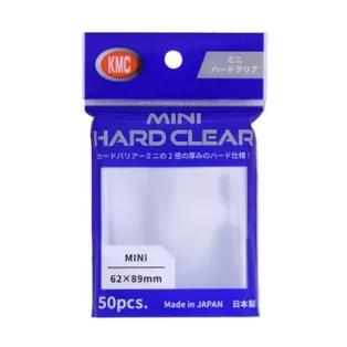 KMC Small Sleeves - Mini Hard Clear (50 Sleeves)-