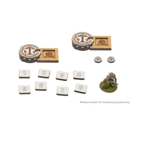 Bolt Action - MDF Artillery Zeroing In Markers- USA - EN-408800012