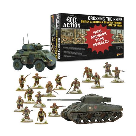 Bolt Action - British & Canadian Infantry (Winter) Starter Army "Crossing The Rhine" - EN-402611002