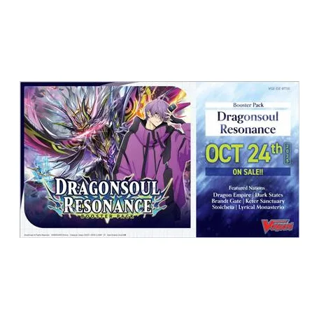 Cardfight!! Vanguard - Dragonsoul Resonance Booster Display (16 Packs) - EN-VGE-DZ-BT10