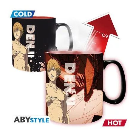 CHAINSAW MAN - Mug Heat Change- 460ml- Denji & Aki - cardboard-ABYMUGA602