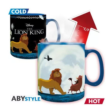 DISNEY - Mug Heat Change- 460ml- The Lion King - cardboard-ABYMUGA609