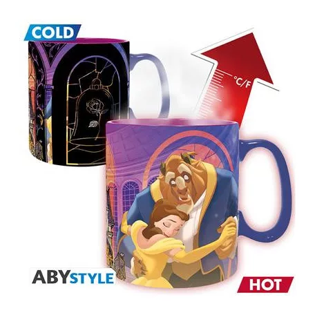 DISNEY - Mug Heat Change - 460 ml - Beauty & the Beast - cardboard-ABYMUGA637