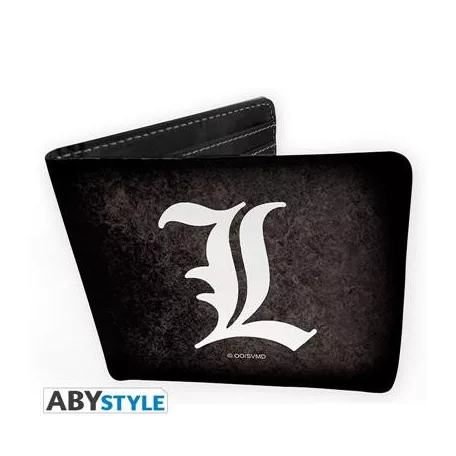 DEATH NOTE - Wallet "L symbol" - Vinyle-ABYBAG165