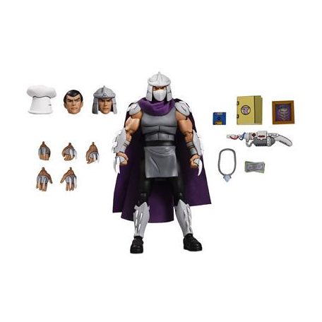 TMNT (Cartoon) - 7” Scale Action Figure - Ultimate Shredder (Classic Colors)-NE54496-01