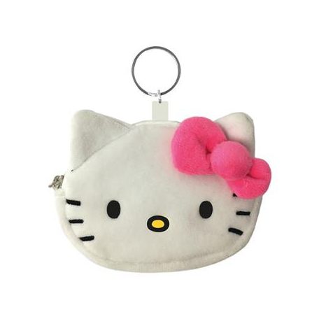 Hello Kitty (Bow) Fluffy Coin Purse-GP2402617