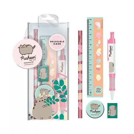 Pusheen (Botanical) Stationery Set-SR73920