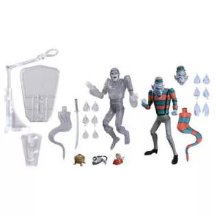 TMNT (Cartoon) - 7" Scale Action Figure - Creepy Eddie & Shibano-Sama 2 Pack-NE54509-01