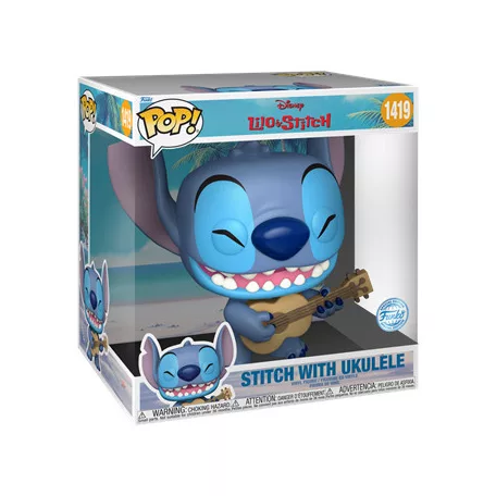 Funko POP! Jumbo: Stitch - w/Ukelele-FK76786
