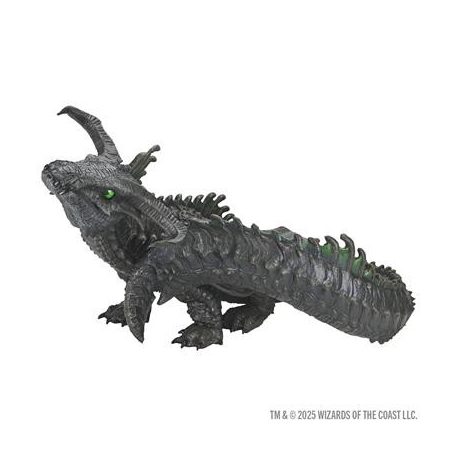 D&D Replicas of the Realms: Black Dragon Wyrmling Foam Figure-WZK96344