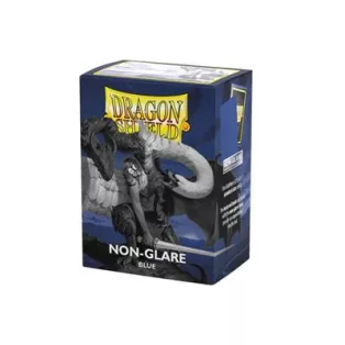 Dragon Shield Matte Non-Glare Sleeves - Blue (100 Sleeves)-AT-11823