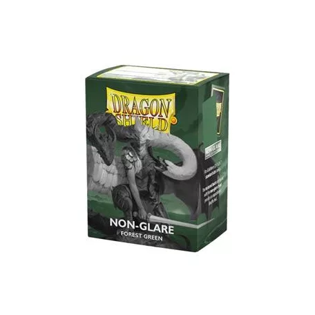 Dragon Shield Matte Non-Glare Sleeves - Forest Green (100 Sleeves)-AT-11825