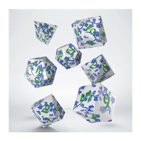Full Art Dice Set: Porcelain-SWSPPORC