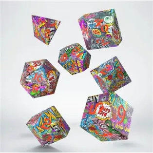 Full Art Dice Set: Graffiti-SWSPGRAF