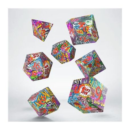 Full Art Dice Set: Graffiti-SWSPGRAF