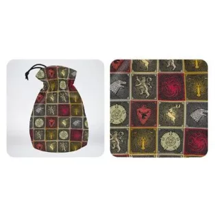 Game of Thrones. The Sigils Pattern Dice Pouch.-GOT/POU/00190166/2025/Q