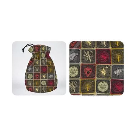 Game of Thrones. The Sigils Pattern Dice Pouch.-GOT/POU/00190166/2025/Q