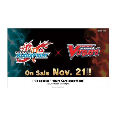 Cardfight!! Vanguard Future Card Buddyfight Title Booster Display (12 Packs) - EN-VGE-DZ-TB01