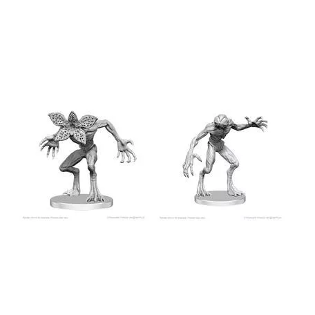 Stranger Things Unpainted Miniatures: Demogorgons - EN-WZK90800