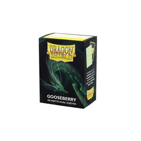 Dragon Shield Sleeves - Standard size - Matte Dual - Gooseberry (100 Sleeves)-AT-15066
