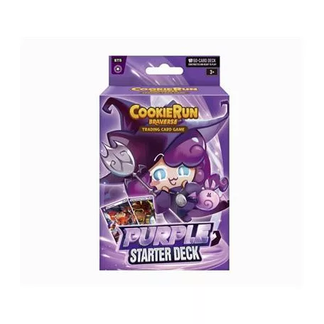CookieRun: Braverse TCG Starter Decks Purple - EN-DVT03001
