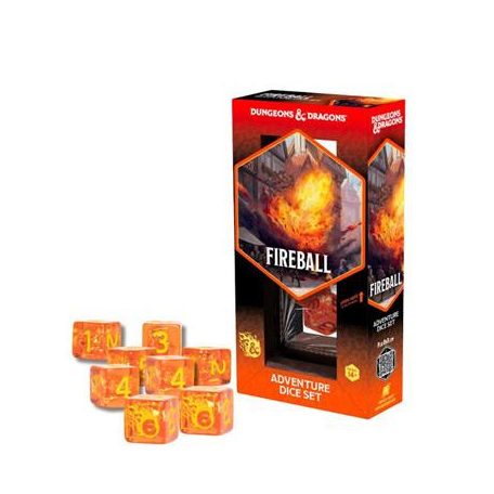 Sirius Dice - Dungeons & Dragons Adventure Dice - Fireball-SDZ2002-25