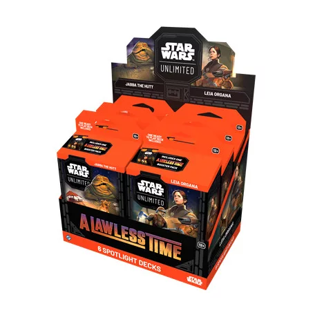 FFG - Star Wars: Unlimited - A Lawless Time Spotlight Deck Display (6 Decks) - EN-SWH0710en