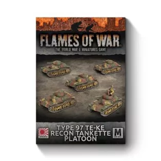 Type 97 Te-Ke Recon Tankette Platoon (x5) - EN-JBX13