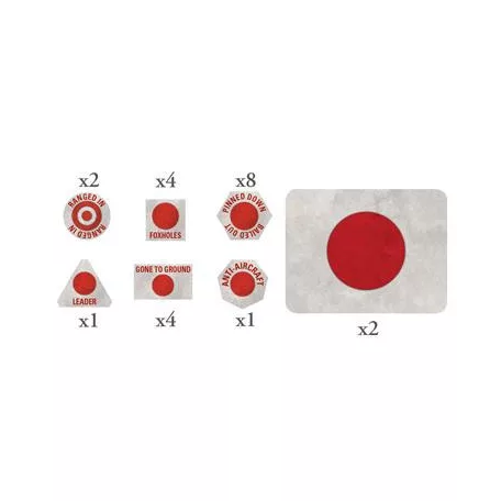 Japanese MW Tokens (x20) and Objectives (x2) - EN-JP901