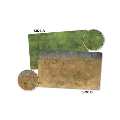 HexTech - Game Mat 1 (Grasslands/Arid/Urban) - EN-HEXT15