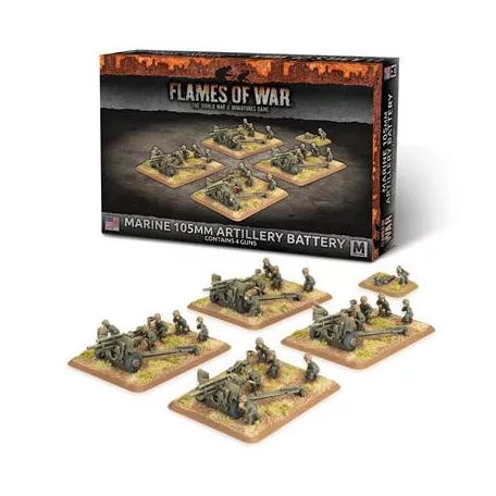 Marine 105mm Artillery Battery (x4) - EN-UBX100