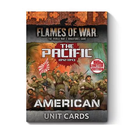 The Pacific: American Unit Cards (x36) - Limited Edition - EN-FW258UU