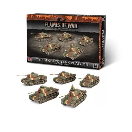 Type 4 Chi-To Tank Platoon (x5) - EN-JBX19