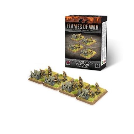 6pdr Anti-tank Platoon (Far East) (x4) - EN-BBX80