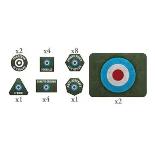 British LW Tokens (x20) and Objectives (x2) - EN-BR905