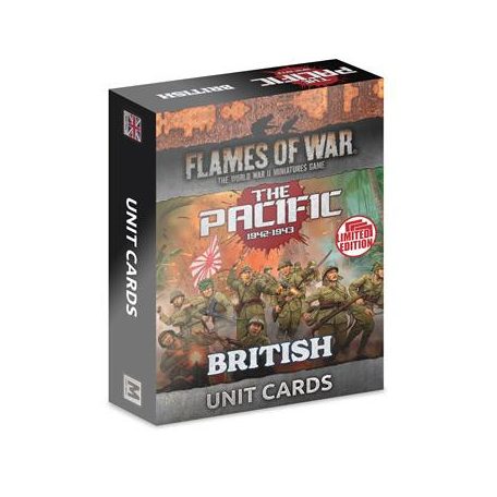 British, Australian & Indian MW Unit Card Pack (x55 Cards) - Limited Edition - EN-FW258BU